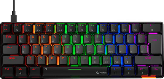 Meetion MK005BT Wireless Gaming Mechanical Keyboard 60% with Outemu Blue switches and RGB lighting (English US)
