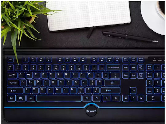 Tracer Ofis Pro Gaming Πληκτρολόγιο με Φωτιζόμενα πλήκτρα (Αγγλικό US)