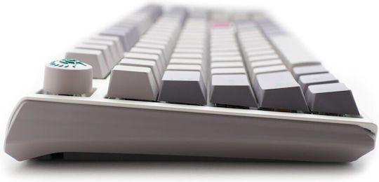 Ducky One 3 Mist Gaming Μηχανικό Πληκτρολόγιο με Cherry MX Clear διακόπτες και RGB φωτισμό (Αγγλικό US) Λευκό
