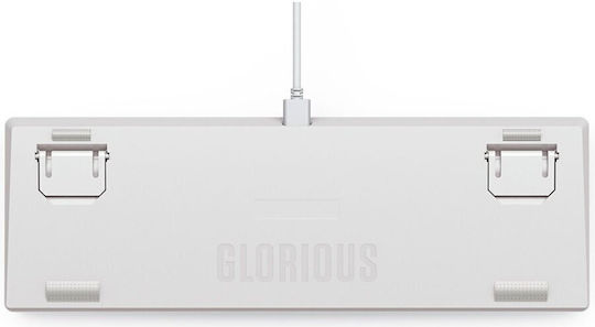Glorious PC Gaming Race Glorious Gmmk 2 Compact Gaming Mechanical Keyboard Tenkeyless with Glorious Fox switches and RGB lighting (English US) White