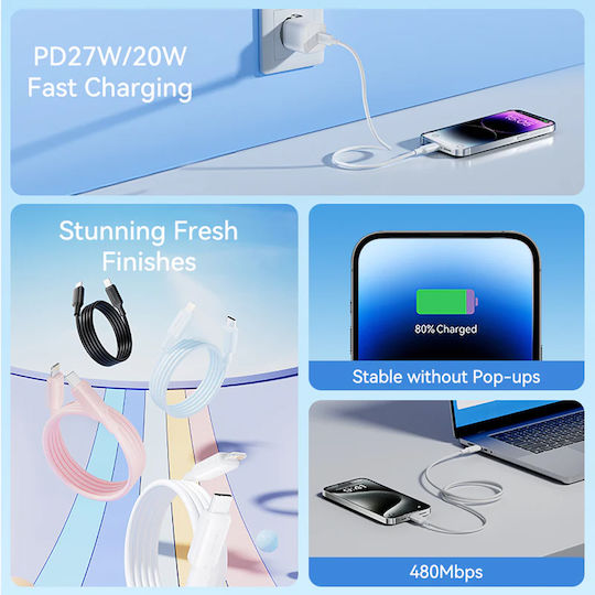 Vention USB-A to Lightning Cable Μπλε 1m LAKSF