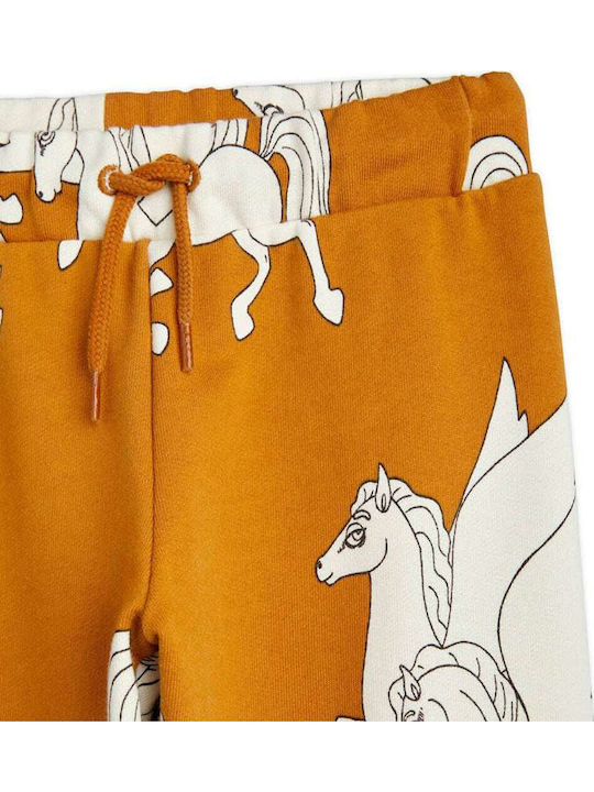 Mini Rodini Kids Sweatpants Brown