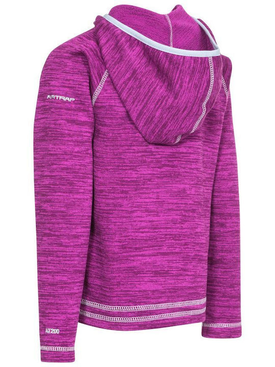 Cardigan pentru Copii Fleece Goodness Violet Orchid Marl Trespass