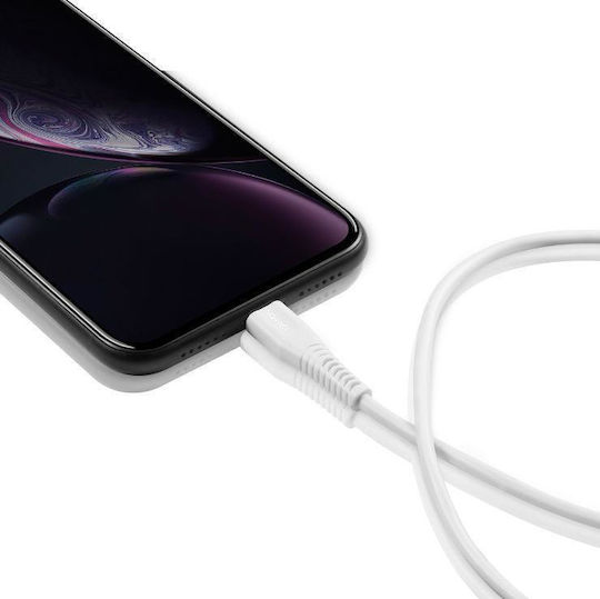 Canyon Редовна USB-C към Lightning кабел 18W Бял 1.2м (CNS-MFIC4W)