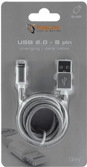 Sbox Lightning Cable USB-A to Lightning M 1.5m Gray