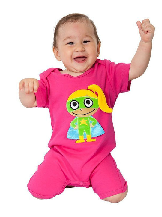 Lipfish Body pentru Bebeluși Mâneca scurta Pink