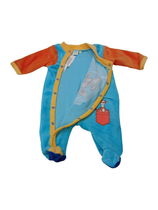 Bodys-Uri Pentru Bebelusi Winnie 80% Bumbac - 20% Poliester Grand Iarnă Portocaliu Albastru