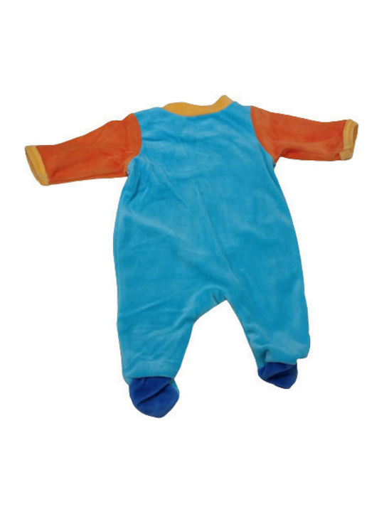 Bodys-Uri Pentru Bebelusi Winnie 80% Bumbac - 20% Poliester Grand Iarnă Portocaliu Albastru