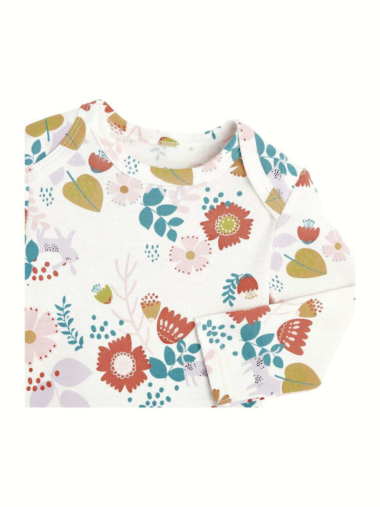 Petit Beguin Детско Бодито Body Bebe Fillels Coquette 6011648-coquette1 Ecru Момиче
