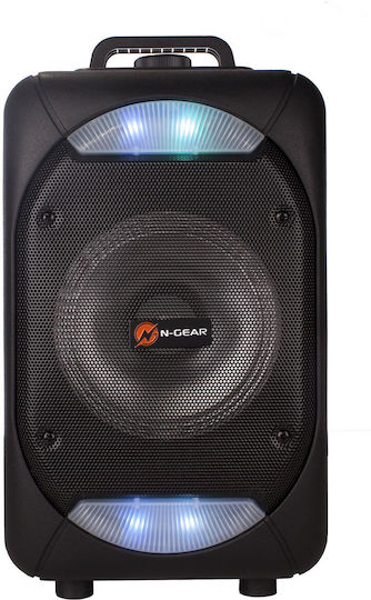 N-Gear Ηχείο Karaoke με Ενσύρματo Μικρόφωνο και Εφέ Φωτισμού Flash 610 flash610 Μαύρο