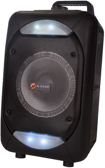 N-Gear Ηχείο Karaoke με Ενσύρματo Μικρόφωνο και Εφέ Φωτισμού Flash 610 flash610 Μαύρο