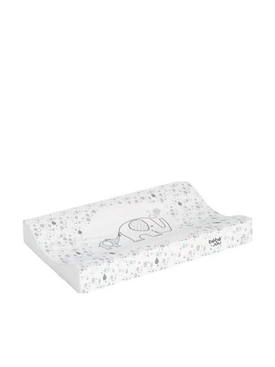 Bebejou Soft Changing Pad Ollie made of Plastic Grey 44x72cm