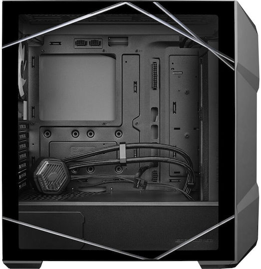 CoolerMaster TD500 MAX Gaming Midi Tower Computer Case with Side Window and RGB Lighting Gun Metal