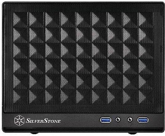 Silverstone SG13 Mini Tower Κουτί Υπολογιστή Μαύρο