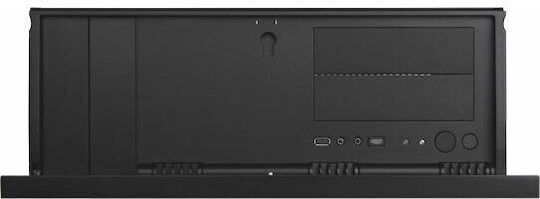 Silverstone GD07 USB-C Home Theater Κουτί Υπολογιστή Μαύρο