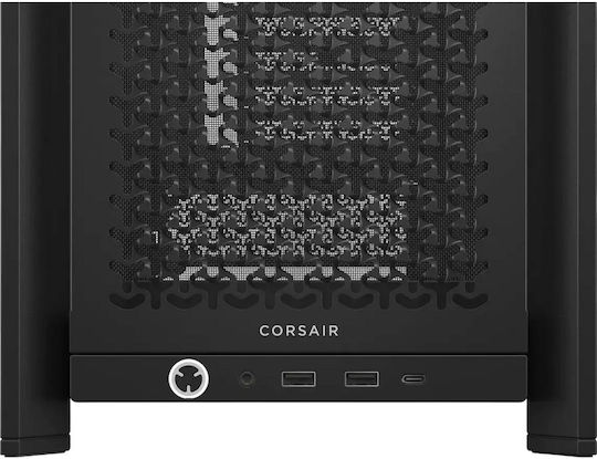 Corsair Frame 4000D RS Gaming Midi Tower Κουτί Υπολογιστή με Πλαϊνό Παράθυρο Μαύρο
