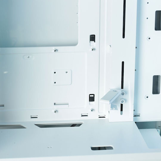 Zalman Z9 Iceberg MS Gaming Midi Tower Κουτί Υπολογιστή με Πλαϊνό Παράθυρο και RGB Φωτισμό Λευκό