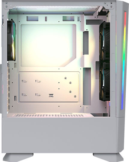 Cougar MX430 Air RGB Gaming Midi Tower Κουτί Υπολογιστή με Πλαϊνό Παράθυρο Λευκό