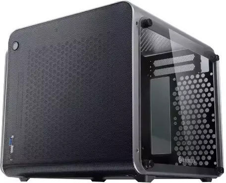 Raijintek Metis EVO TGS Gaming Mini Tower Κουτί Υπολογιστή με Πλαϊνό Παράθυρο Ασημί