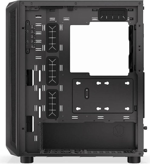 Endorfy Arx 500 Core Gaming Midi Tower Computer Case with Side Window Black