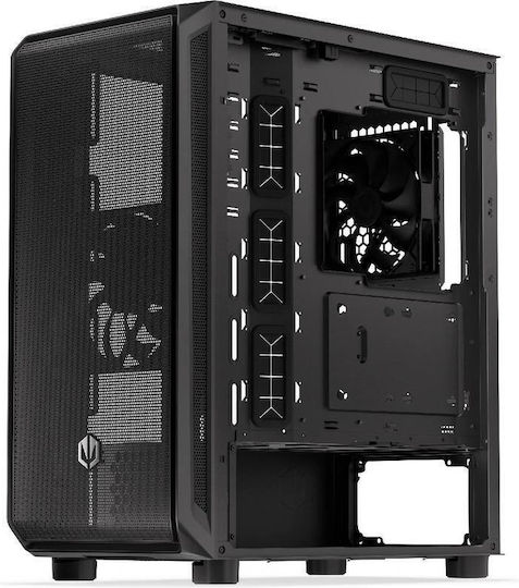 Endorfy Arx 500 Core Gaming Midi Tower Computer Case with Side Window Black