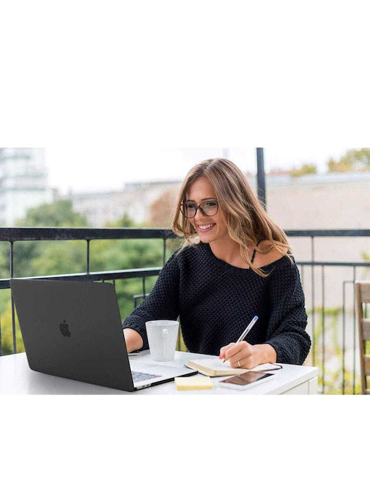 Sleeve Macbook Air 13" 2022 2024 Techsuit Ultrashell Matte Black