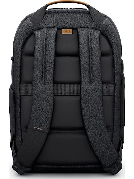 Dell Ecoloop Premier Laptop Backpack Up To 16" 40.64cm Nylex Lining Scratch Protection Waterproof 6 Pockets Black
