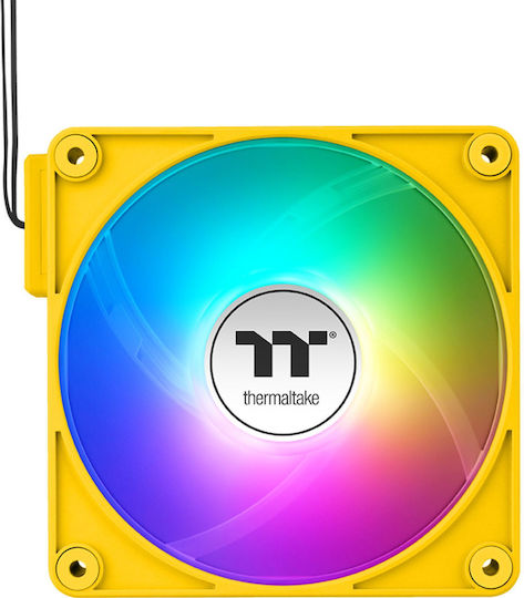 Thermaltake CT120 EX Case Fan with ARGB Lighting and Connection 3-Pin / 4-Pin PWM 3pcs Bumblebee