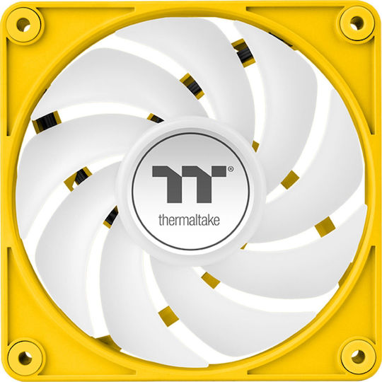Thermaltake CT140 EX Case Fan with ARGB Lighting and Connection 3-Pin / 4-Pin PWM 3pcs Bumblebee