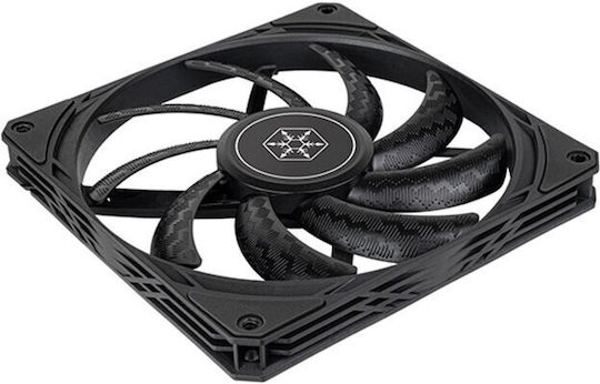 Silverstone Air Slimmer 140 Case Fan 1700rpm 82cfm with ARGB Lighting and 4-Pin PWM Connection