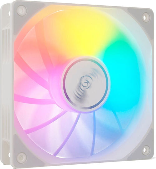 Valkyrie V12R Reverse Blade Case Fan 120mm (1850rpm / 75cfm) με ARGB Φωτισμό και Σύνδεση 4-Pin PWM Λευκό