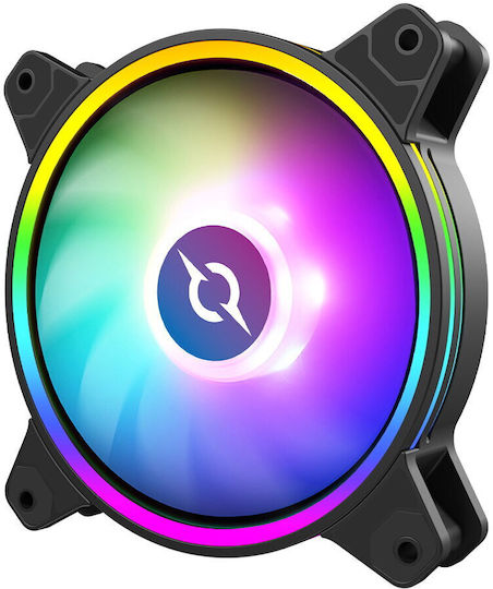 Aqirys Ventilator Pentru Carcasă Libra 120mm Cu Iluminare RGB Și Conexiune 6 Pini 3 Bucăți