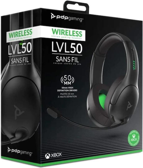 PDP LVL50 Wireless XBOX Over Ear Gaming Headset with USB Connectivity for XBOX
