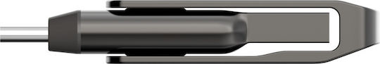 Lexar Jumpdrive 256GB USB 2.0 Stick με σύνδεση USB-C & USB-A Γκρι