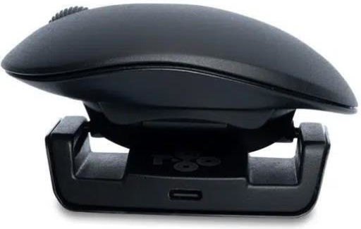 R-Go Tools Twister Kabellos & Verkabelt Ergonomisch Maus Schwarz