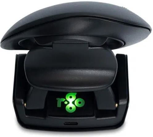 R-Go Tools Twister Kabellos & Verkabelt Ergonomisch Maus Schwarz