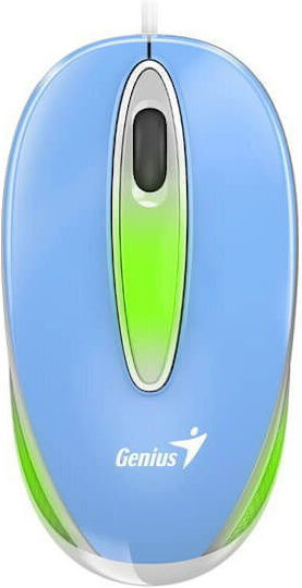 Genius DX-Mini Verkabelt Maus Blau