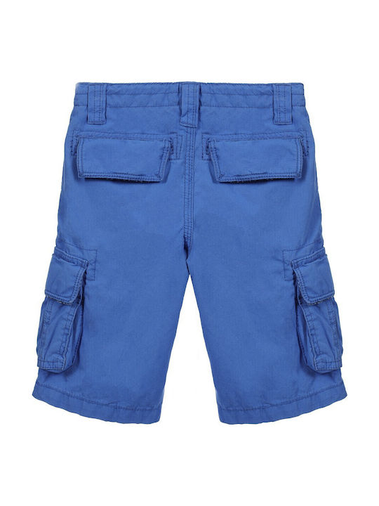Ikks Șort/Salopetă Copii din Material Textil Ruleta albastră