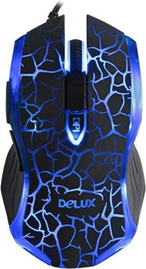 Delux M557 Геймърска Мишка Черен