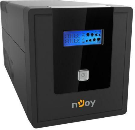 NJOY Cadu 1000 UPS Line-Interactive 1000VA 600W με 4 Schuko Πρίζες