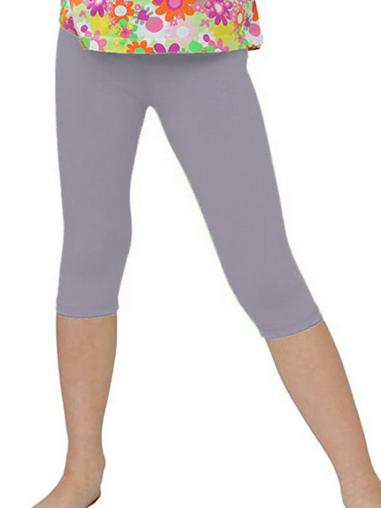 Capri Leggings Cotton Lycra Greek Blue Navy