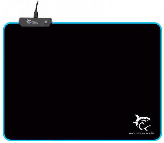 Mouse Pad White Shark Gmp-2101 Black-knight 400x300 Mm Black