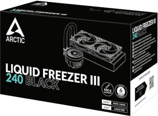 Arctic Freezer III Pro 240 Water Cooling AIO CPU with 2 Fans 120mm