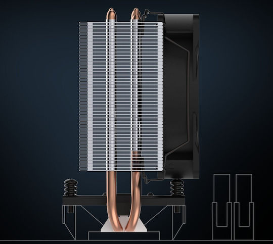 Arctic Freezer 8A CO Ψύκτρα Επεξεργαστή για Socket AM4/AM5