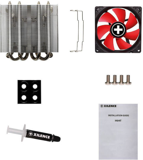 Xilence I404T Ψύκτρα Επεξεργαστή για Socket 1200/115x Κόκκινη
