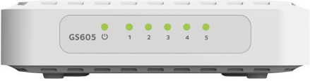 NetGear GS605 Unmanaged L2 Switch with 5 Gigabit (1Gbps) Ethernet Ports