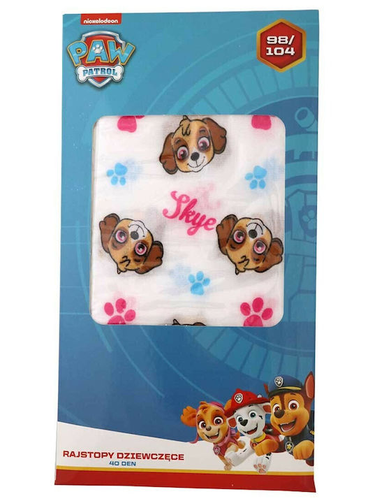 Paw Patrol Καλσόν Κορίτσια 40 Den Paw 52361293 40den Λευκό