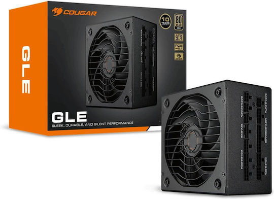 Cougar CGR GLE-1000 1000W Black Computer Power Supply Full Modular 80 Plus Gold