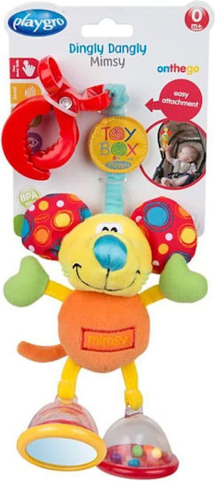 Playgro Κρεμαστό Βρεφικό Παιχνίδι Καροτσιού / Κούνιας Dingly Dangly Mimsy 0μ+
