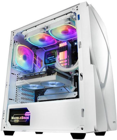 Enermax Aquafusion ADV Υδρόψυξη AIO CPU με 2 Ανεμιστήρες 120mm και RGB Φωτισμό Λευκή